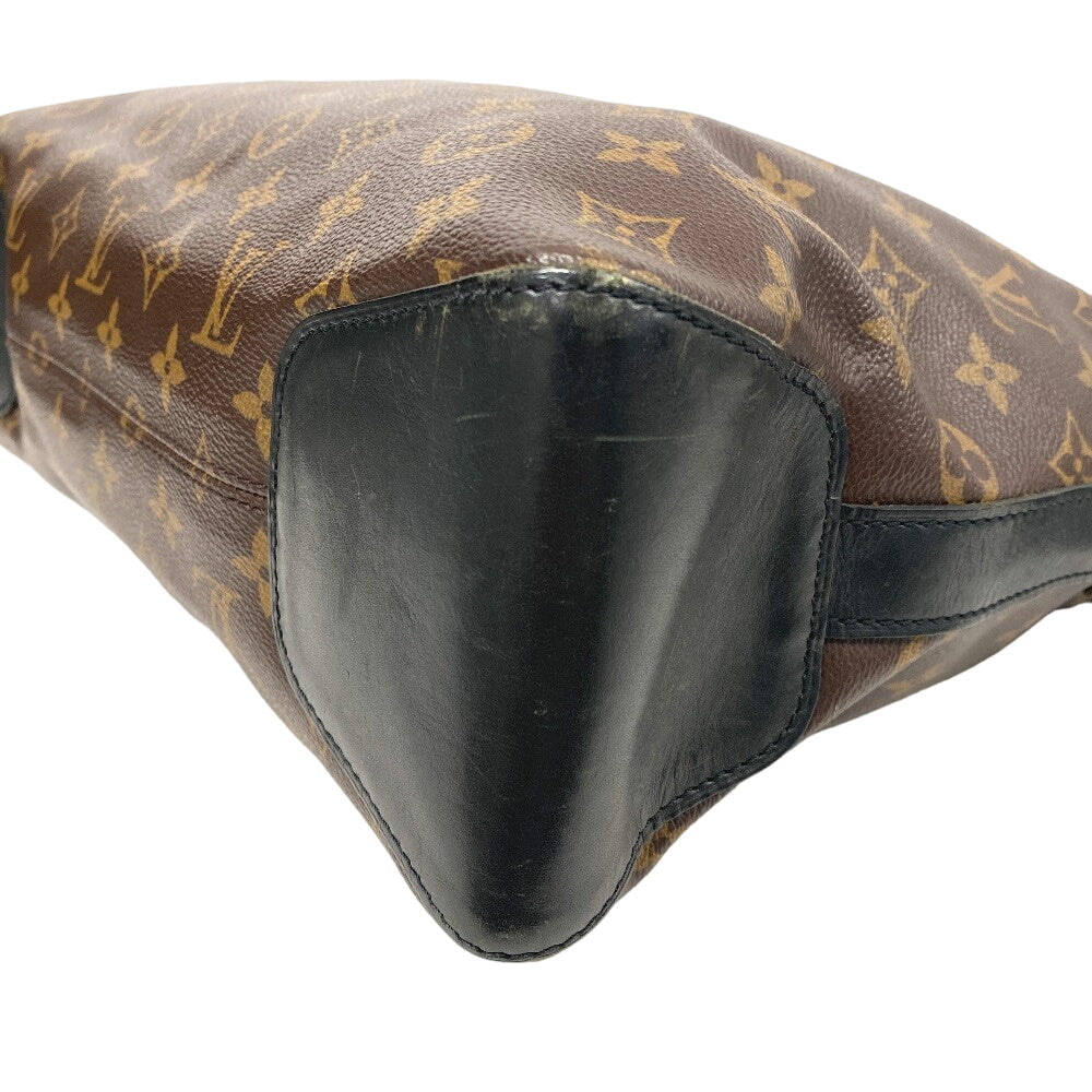LOUIS VUITTON Shoulder Bag leather Brown Monogram macacer Torres