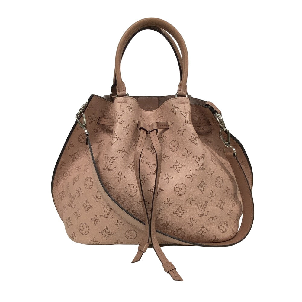 LOUIS VUITTON Handbag leather pink Mahina Giroratta Women
