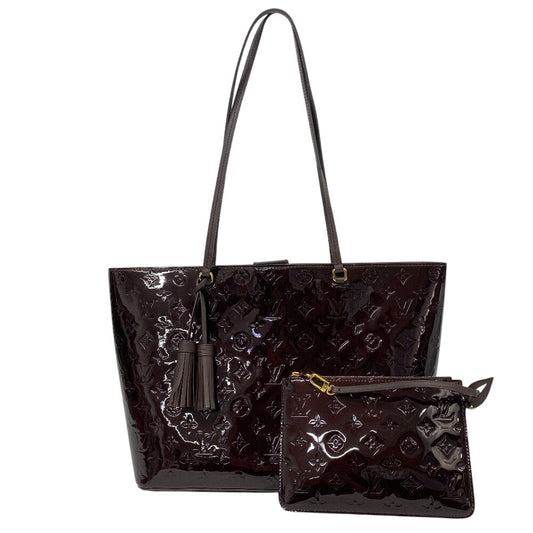 LOUIS VUITTON Tote Bag Vernis Amarrant Vernis Long Beach MM Women