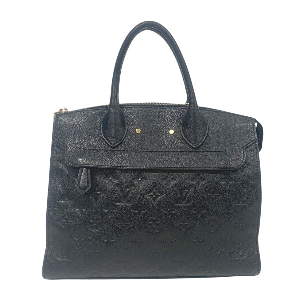 LOUIS VUITTON Handbag Monogram Ann Platt black Monogram Ann Platt Ponneuf MM Women
