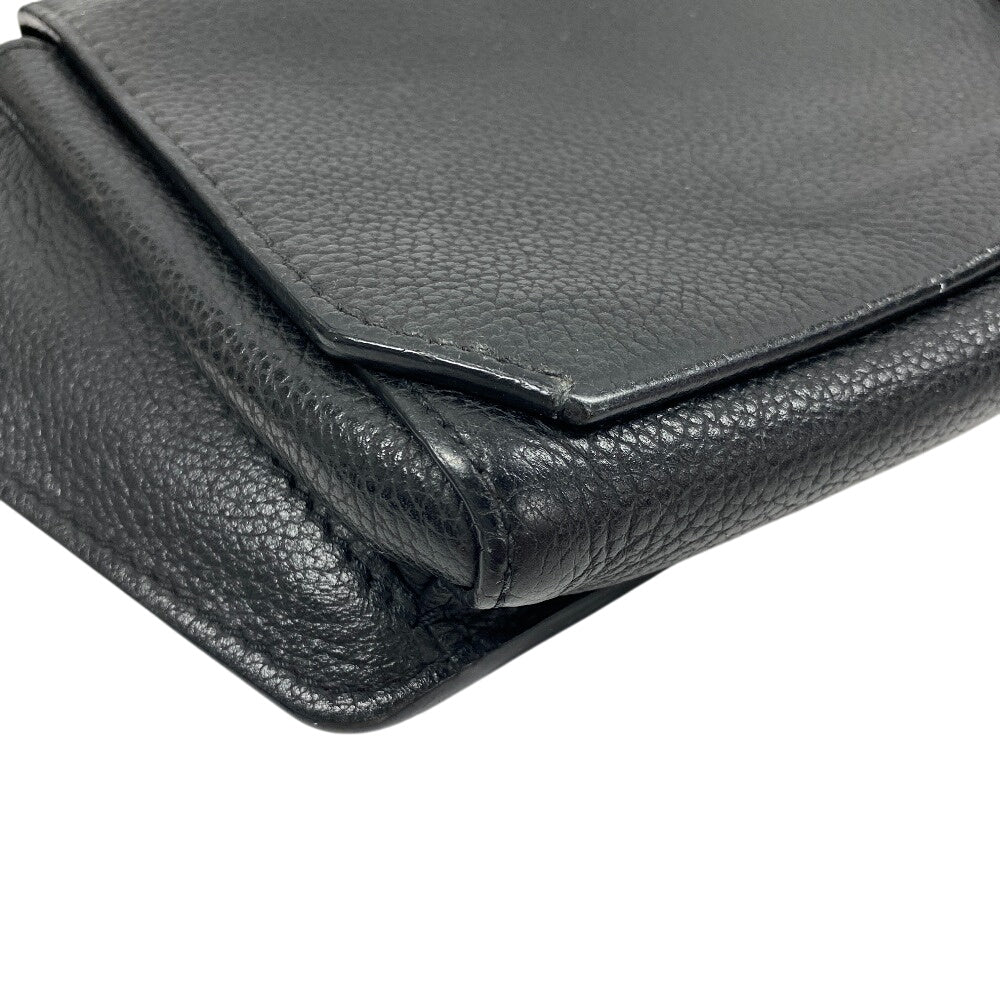 LOUIS VUITTON Sling bag Grain leather black LV Aerogram takeoff sling mens