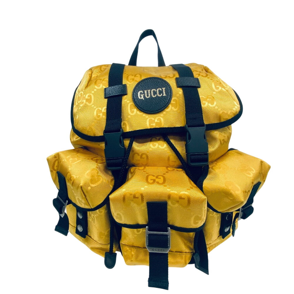 GUCCI Backpack 626160 Nylon yellow Off the grid