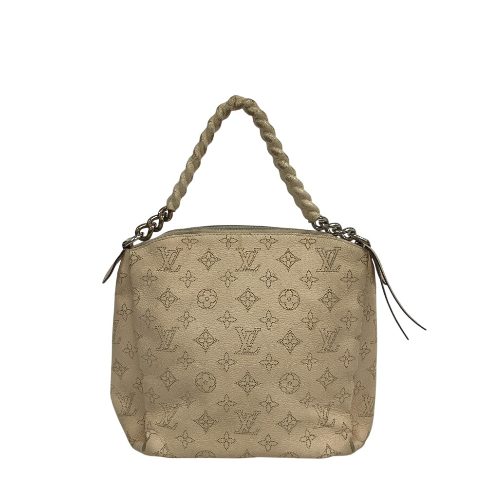 LOUIS VUITTON Handbag Mahina cream Mahina BabyloneChainBB Women