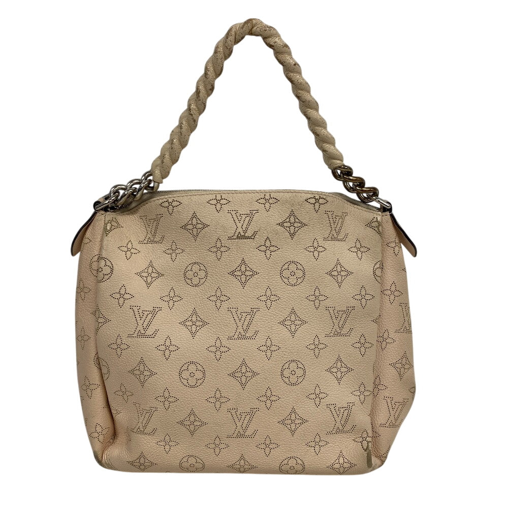 LOUIS VUITTON Handbag Mahina cream Mahina BabyloneChainBB Women