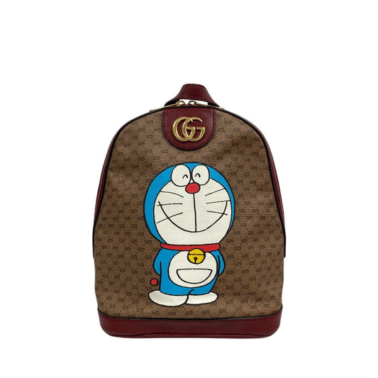 GUCCI Backpack 647816 PVC, Leather beige Mini GG Supreme