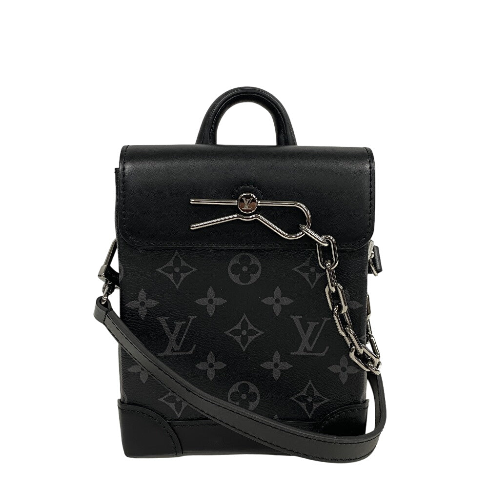 LOUIS VUITTON Shoulder Bag Monogram Eclipse black Monogram Eclipse Nano Steamer