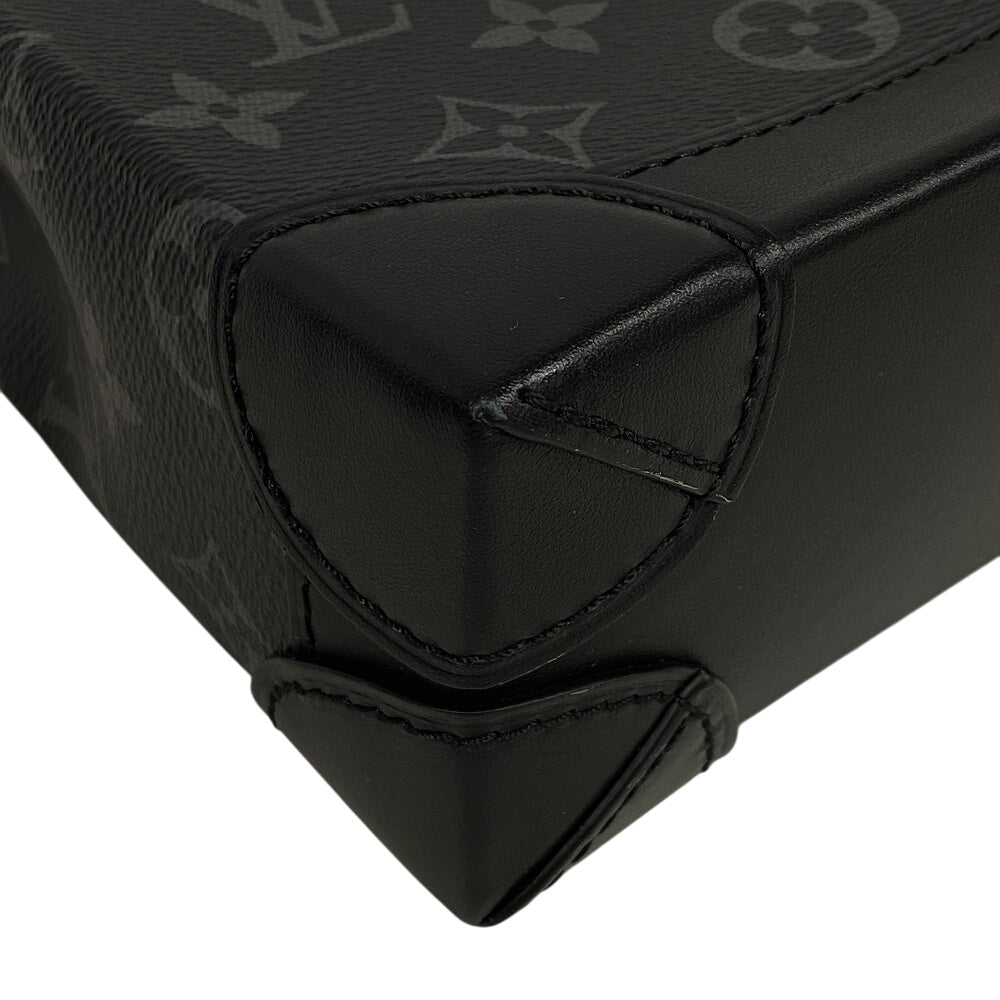 LOUIS VUITTON Shoulder Bag Monogram Eclipse black Monogram Eclipse Nano Steamer
