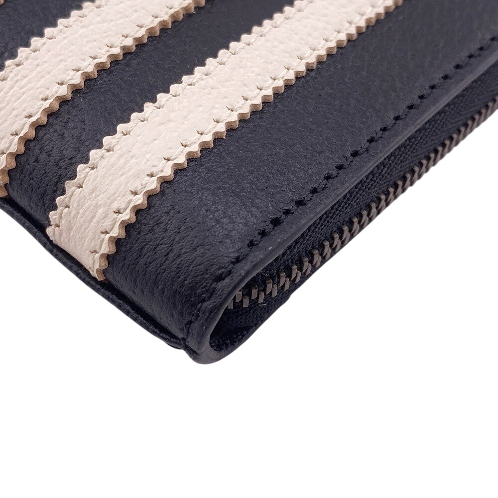 GUCCI Coin case 721903 leather black Trefoil Leather Shoulder Pouch