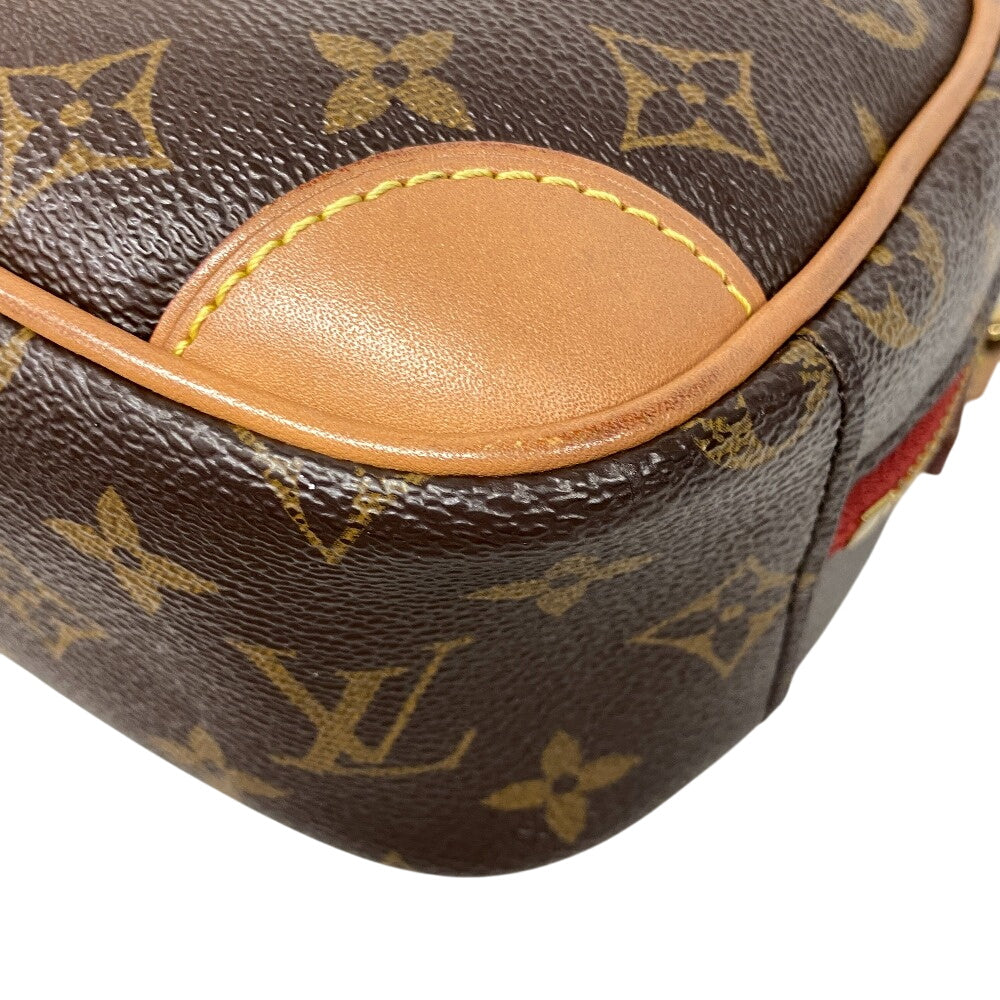 LOUIS VUITTON Shoulder Bag leather Brown Monogram Deauville Mini