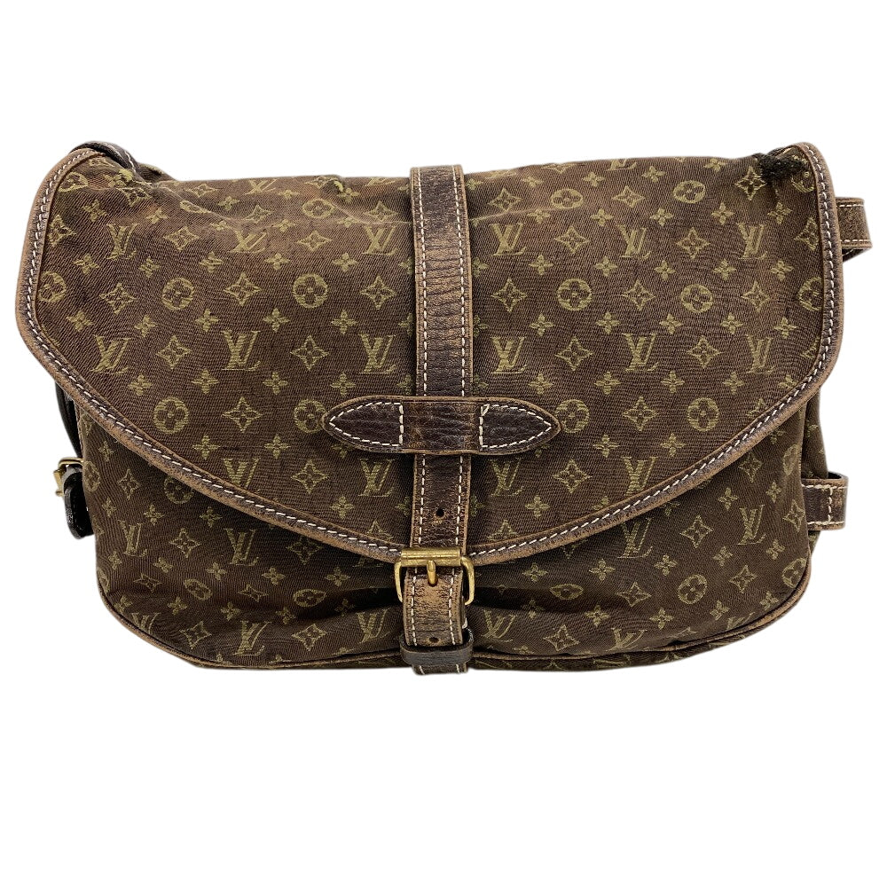 LOUIS VUITTON Shoulder Bag canvas Brown Monogram mini Lansaumur 30 Women