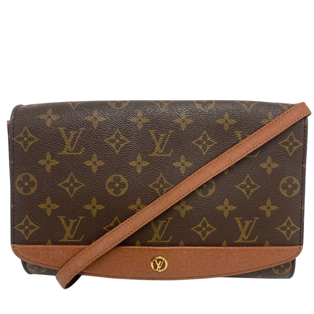 LOUIS VUITTON Shoulder Bag leather Brown Monogram Bordeaux27 Women