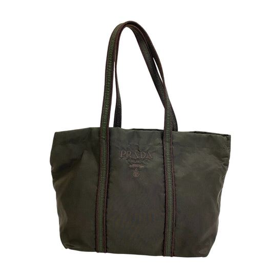 PRADA Tote Bag Nylon Car key Shoulder Bag Handbag Nylon logo Women(Unisex)