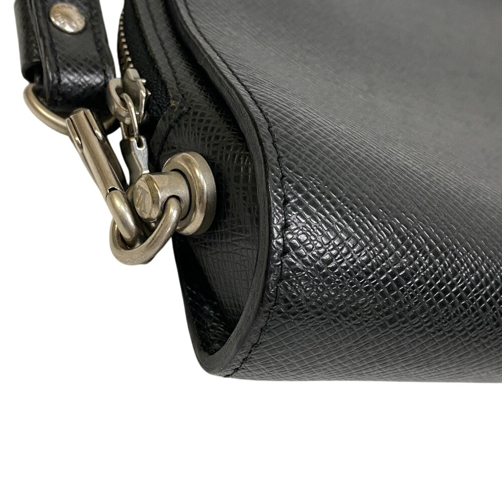 LOUIS VUITTON business bag Taiga black Taiga Baikal mens
