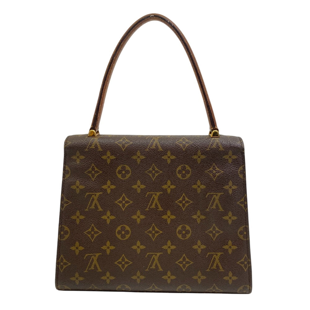 LOUIS VUITTON Handbag Monogram Brown Monogram Malesherbes Women