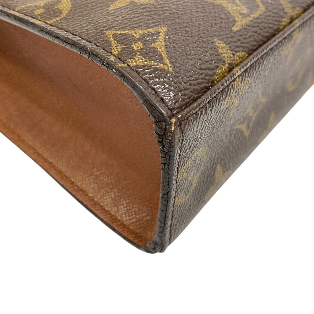 LOUIS VUITTON Handbag Monogram Brown Monogram Malesherbes Women