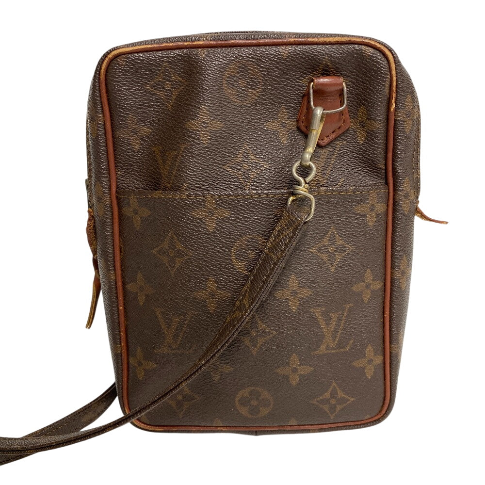 LOUIS VUITTON Shoulder Bag leather Brown Monogram Danube Women