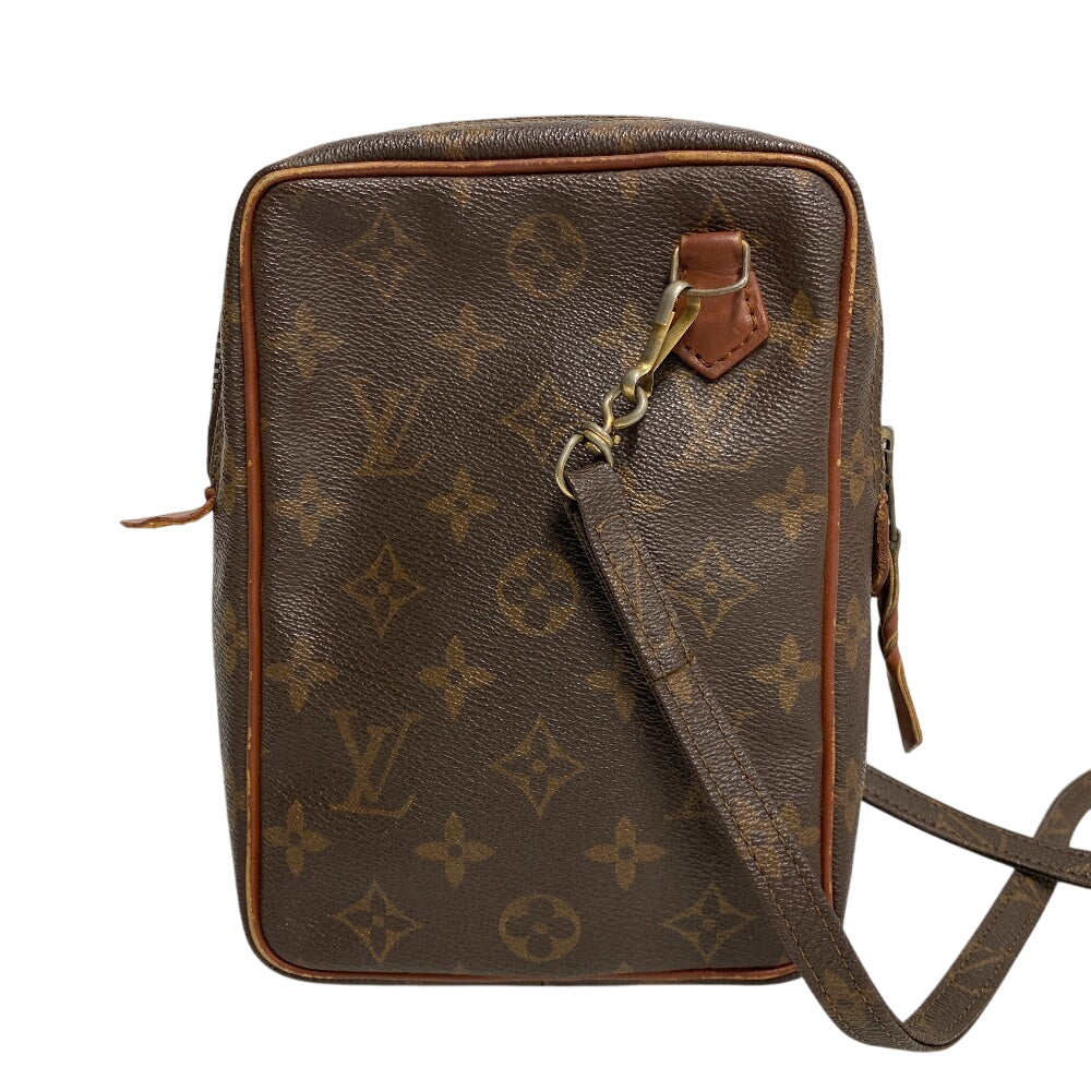 LOUIS VUITTON Shoulder Bag leather Brown Monogram Danube Women