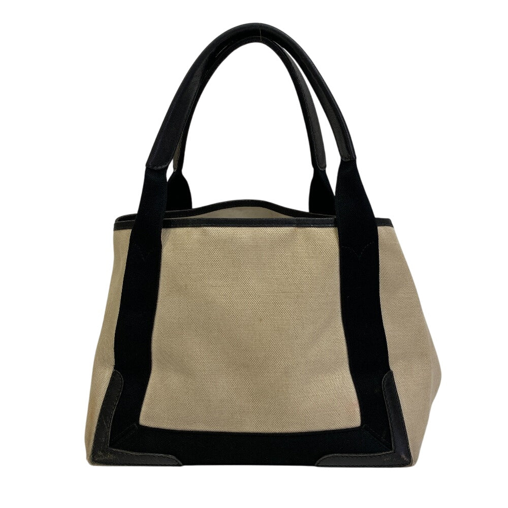 BALENCIAGA Tote Bag 339933 Canvas, Leather white Tote Bag Navy kabas S Women
