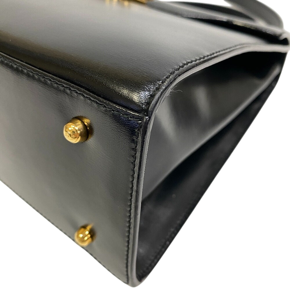 GUCCI Handbag leather black Ready lock Women