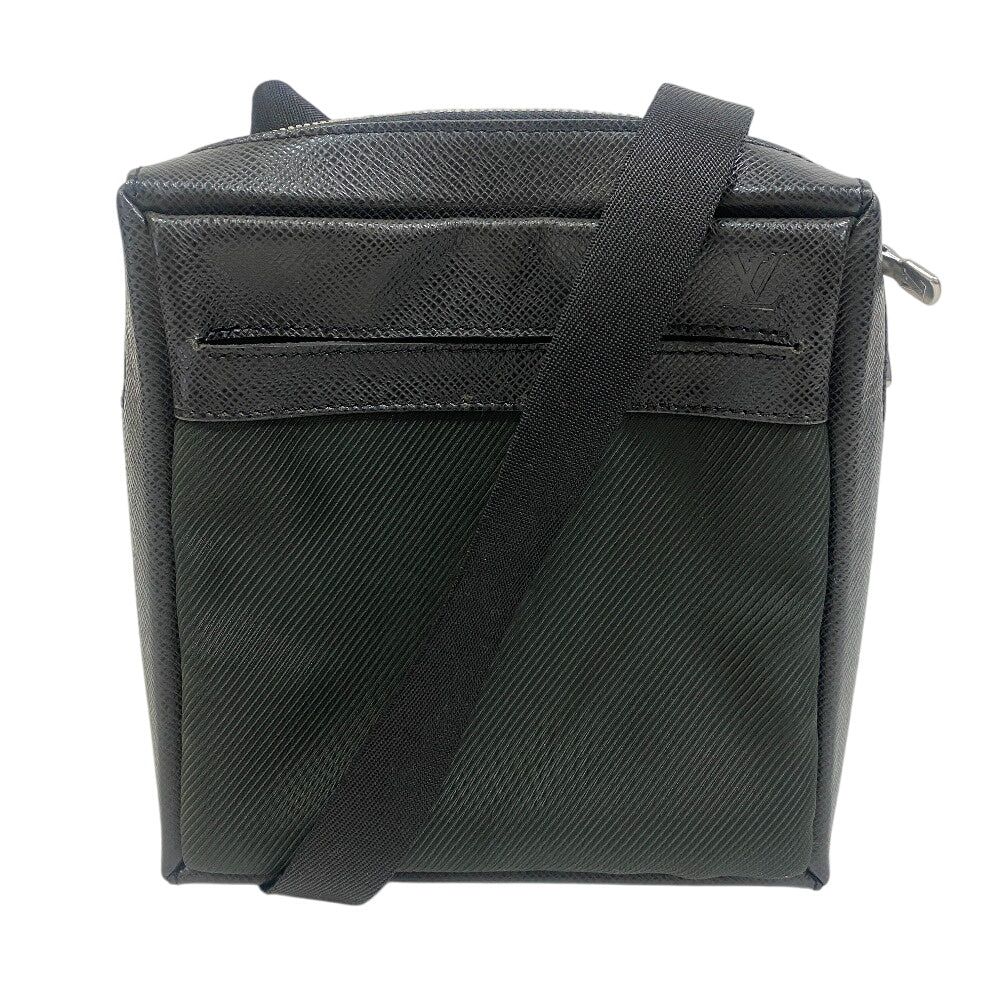 LOUIS VUITTON Shoulder Bag Taiga black Shoulder Bag Taiga Sayan mens