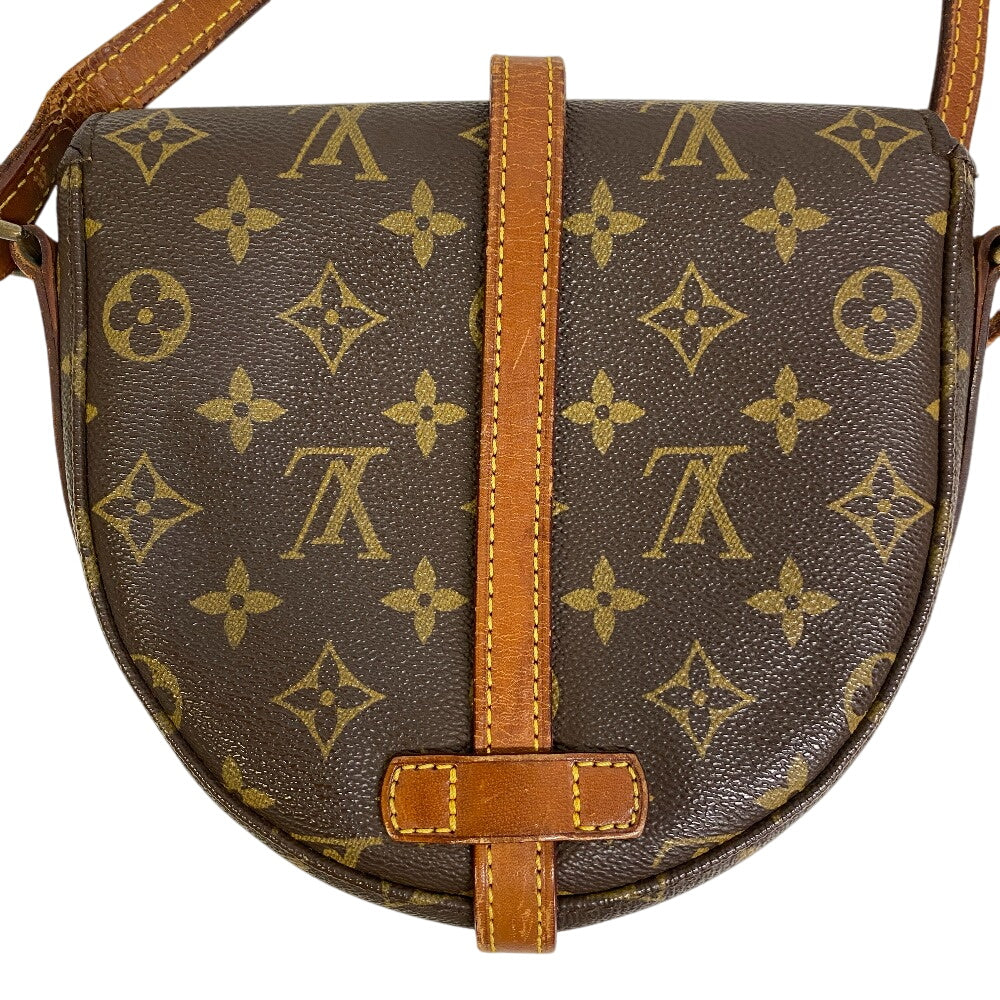 LOUIS VUITTON Shoulder Bag leather Brown Monogram Shanti PM