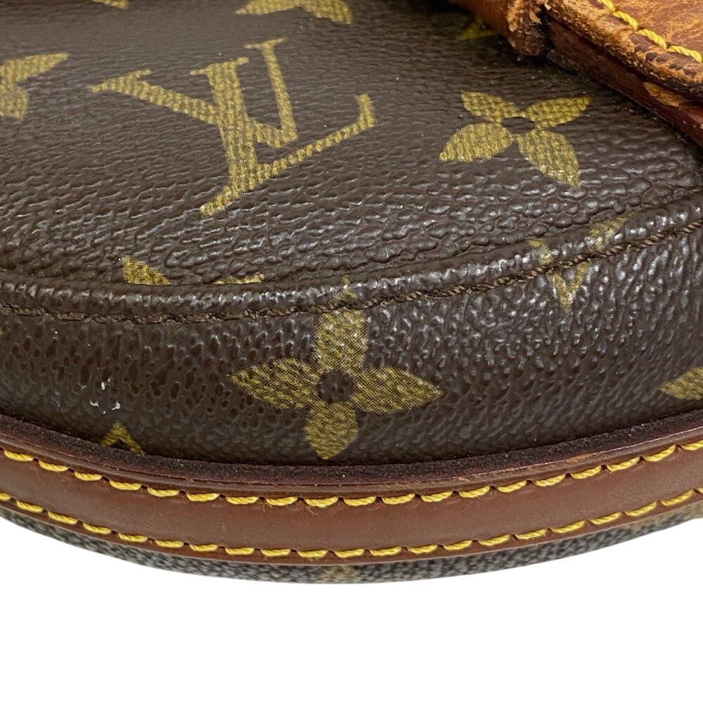 LOUIS VUITTON Shoulder Bag leather Brown Monogram Shanti PM