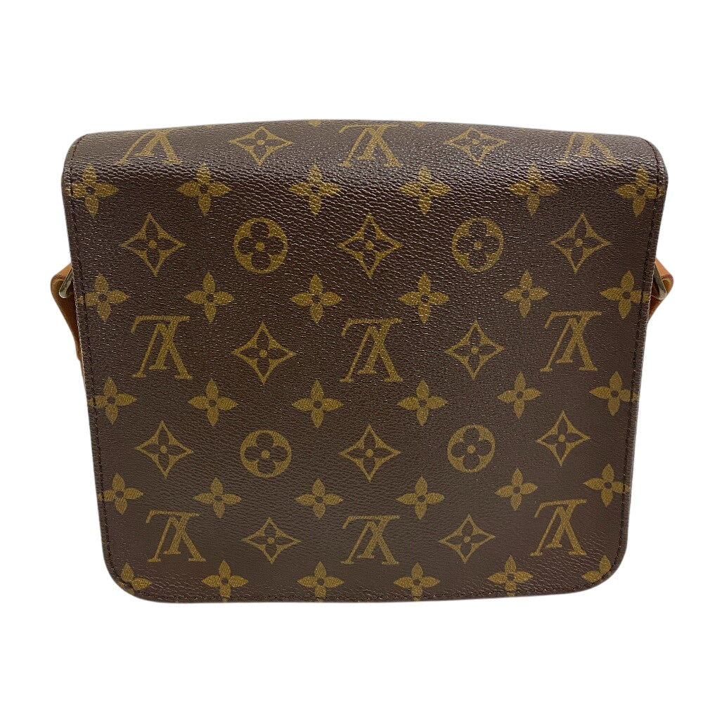 LOUIS VUITTON Shoulder Bag leather Brown Monogram CartouchiereMM Women