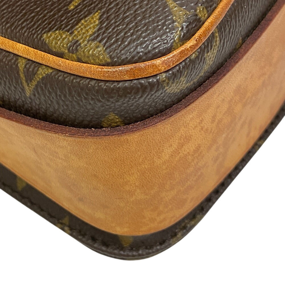 LOUIS VUITTON Shoulder Bag leather Brown Monogram CartouchiereMM Women
