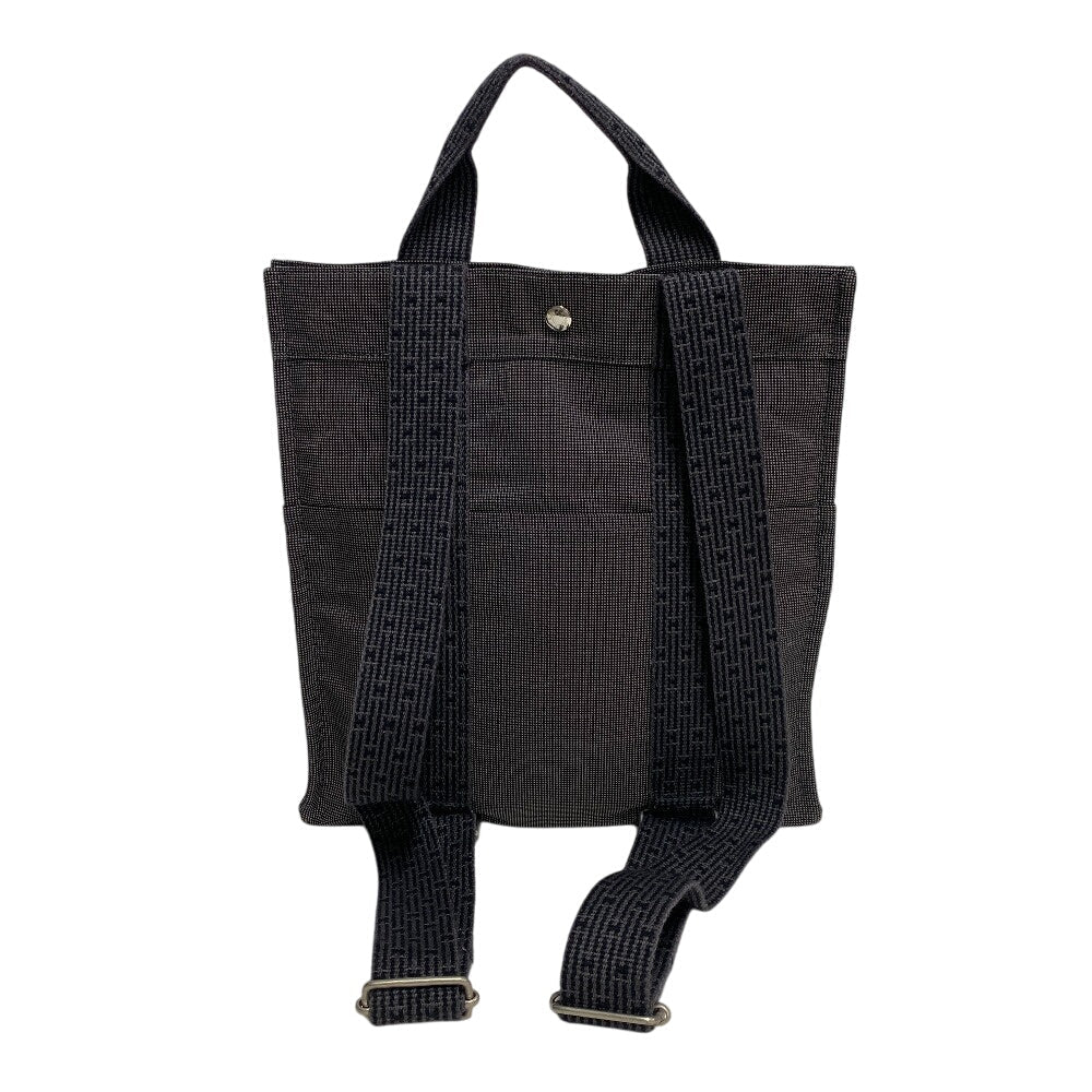 HERMES Backpack canvas black Her Line Her Line ad PM