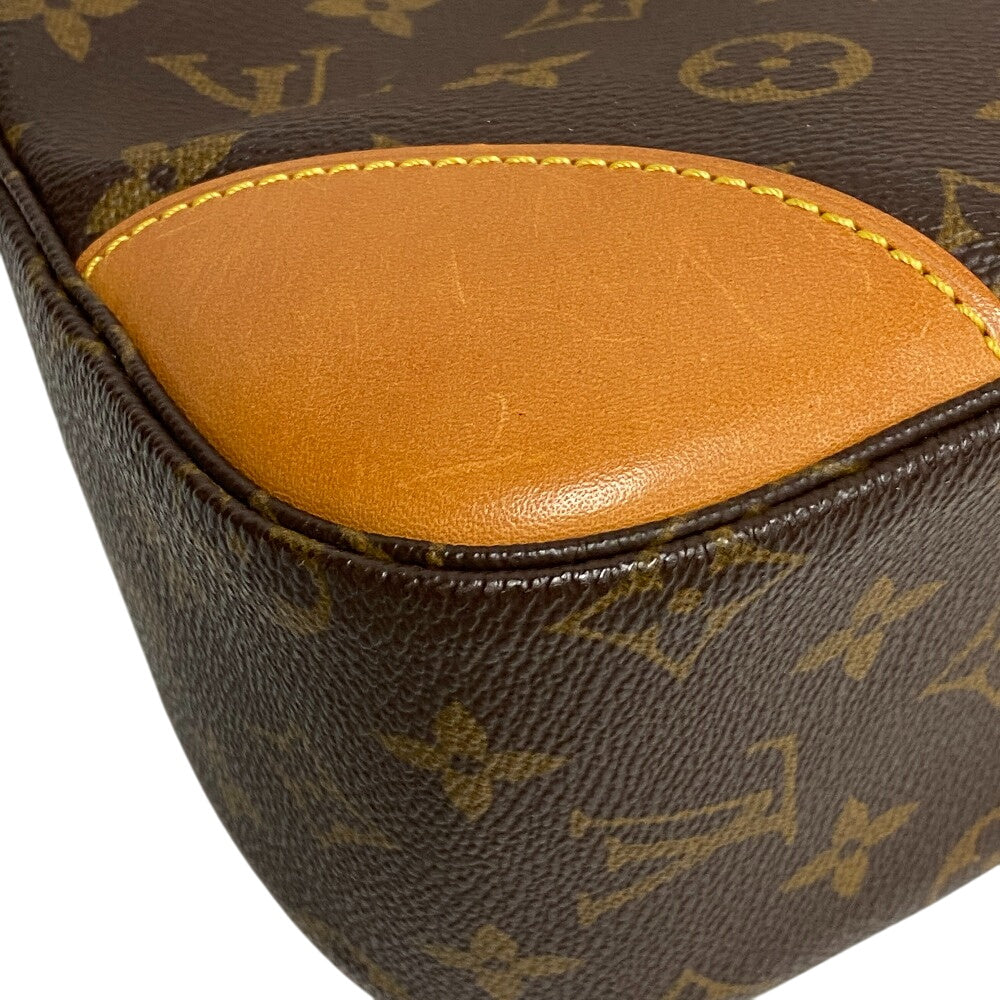 LOUIS VUITTON Shoulder Bag leather Brown Monogram Boulogne 30