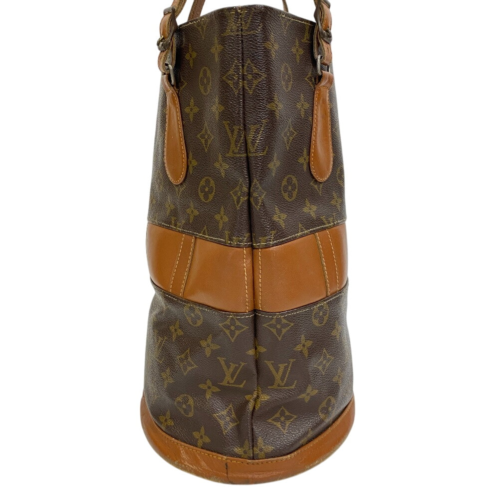 LOUIS VUITTON Shoulder Bag Monogram Brown Monogram BucketPM