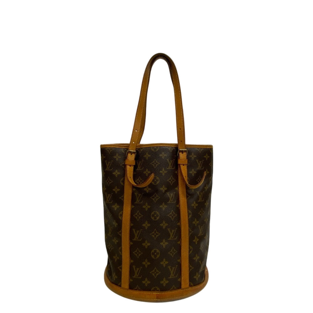 LOUIS VUITTON Shoulder Bag Monogram Brown Monogram BucketGM