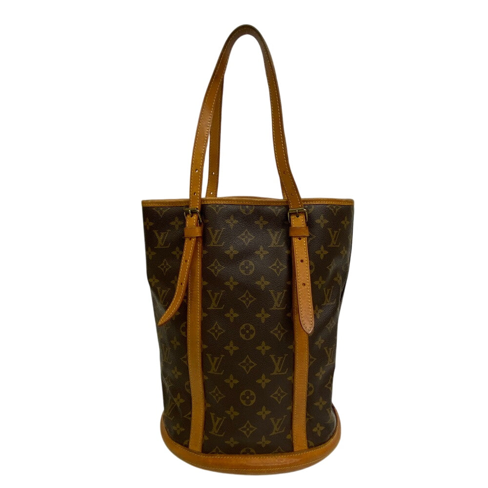 LOUIS VUITTON Shoulder Bag Monogram Brown Monogram BucketGM