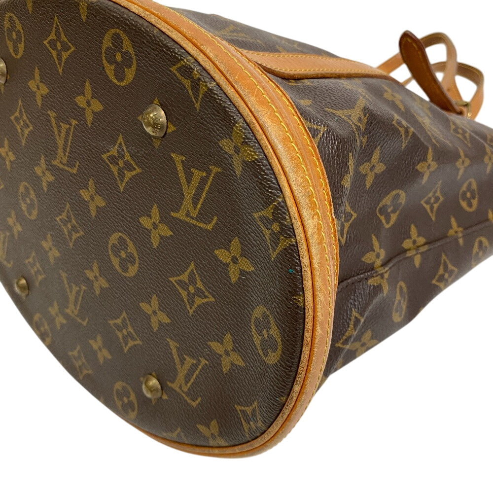 LOUIS VUITTON Shoulder Bag Monogram Brown Monogram BucketGM