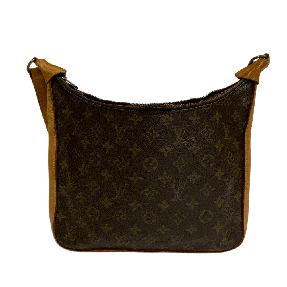 LOUIS VUITTON Shoulder Bag leather Brown Monogram Old Boulogne