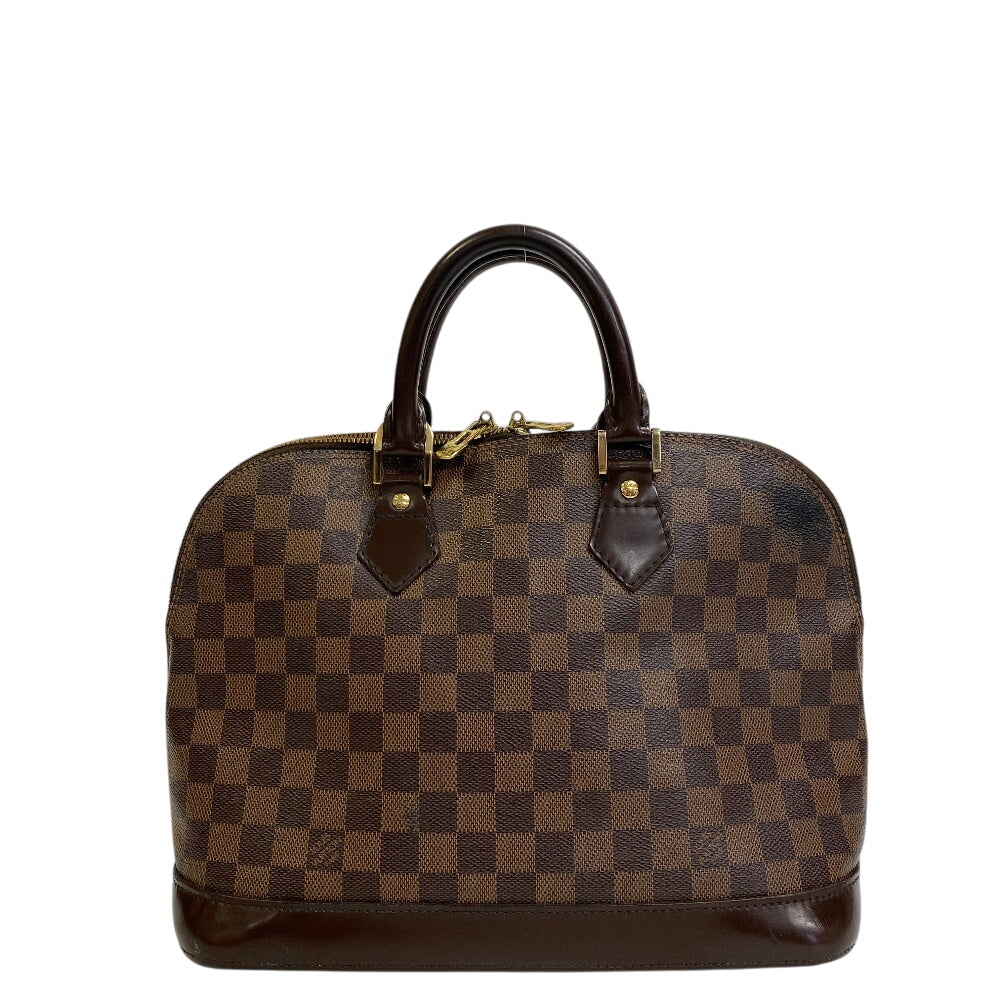 LOUIS VUITTON Handbag Damier Brown Damier Alma PM