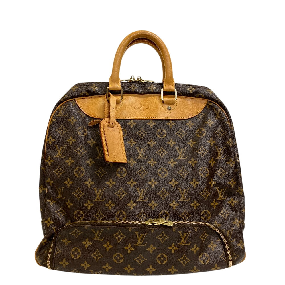 LOUIS VUITTON Handbag leather Brown Monogram Evasion