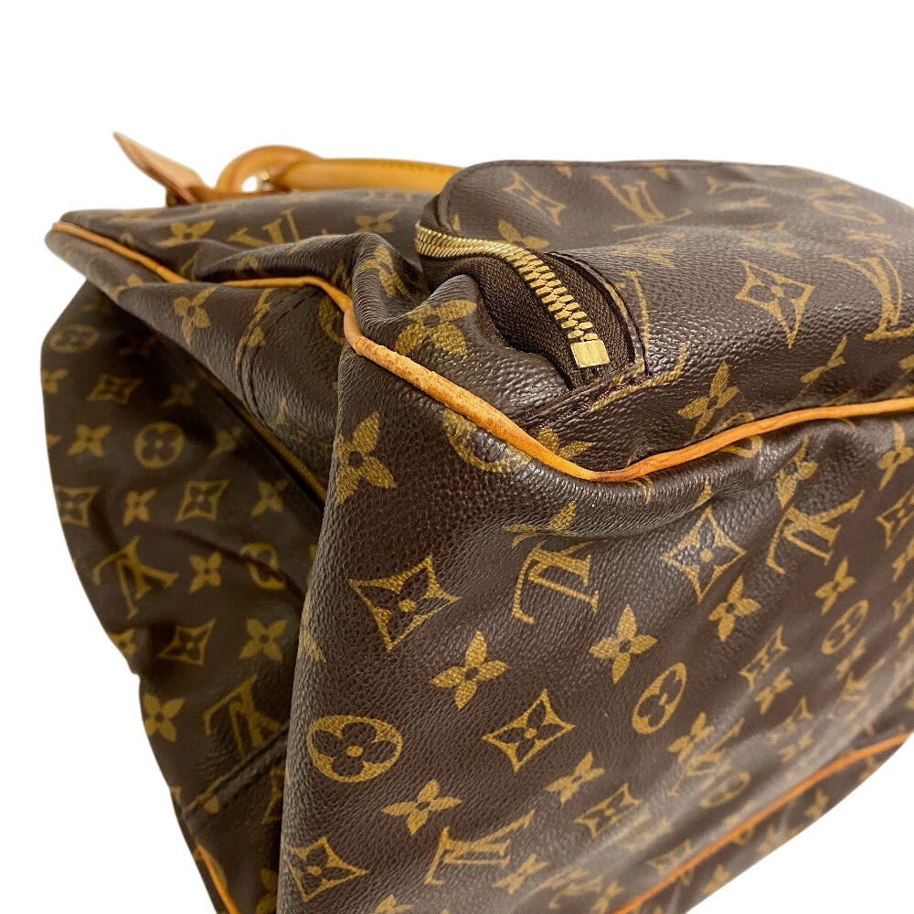 LOUIS VUITTON Handbag leather Brown Monogram Evasion