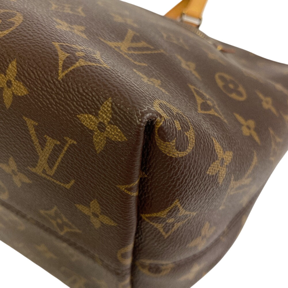  LOUIS VUITTON Tote Bag leather Brown Monogram Jena MM