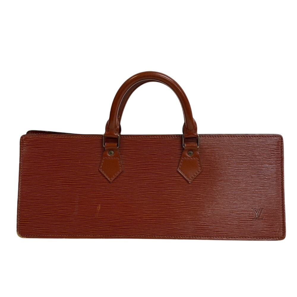 LOUIS VUITTON Handbag Epi Leather Brown Epi Sac tri-angle