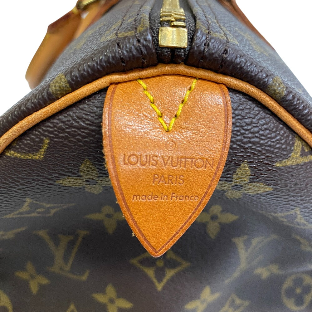  LOUIS VUITTON Boston Duffel bag leather Brown Monogram