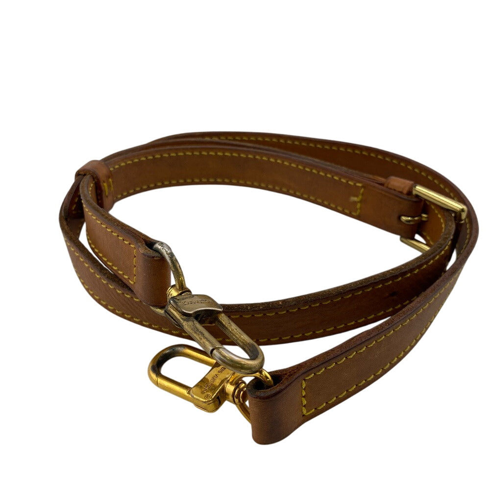 LOUIS VUITTON Shoulder strap Nume leather Brown