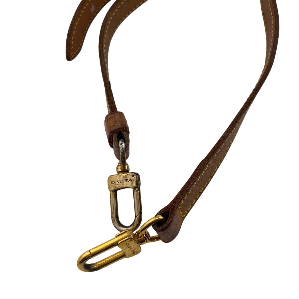 LOUIS VUITTON Shoulder strap Nume leather Brown