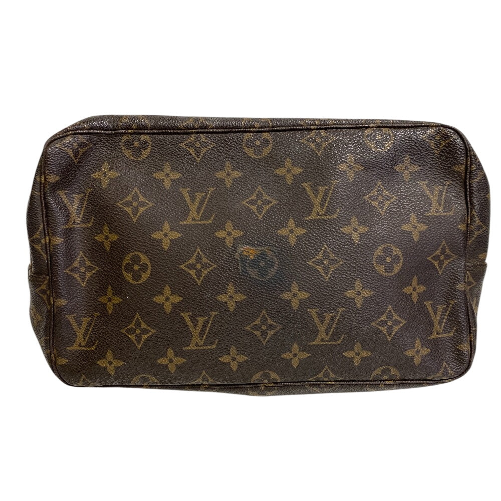 LOUIS VUITTON Clutch bag leather Brown Monogram Truth Cracking Ty 28