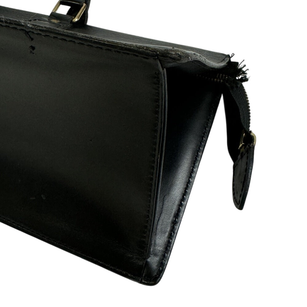 LOUIS VUITTON Handbag Epi Leather black Epi Sac Triangle
