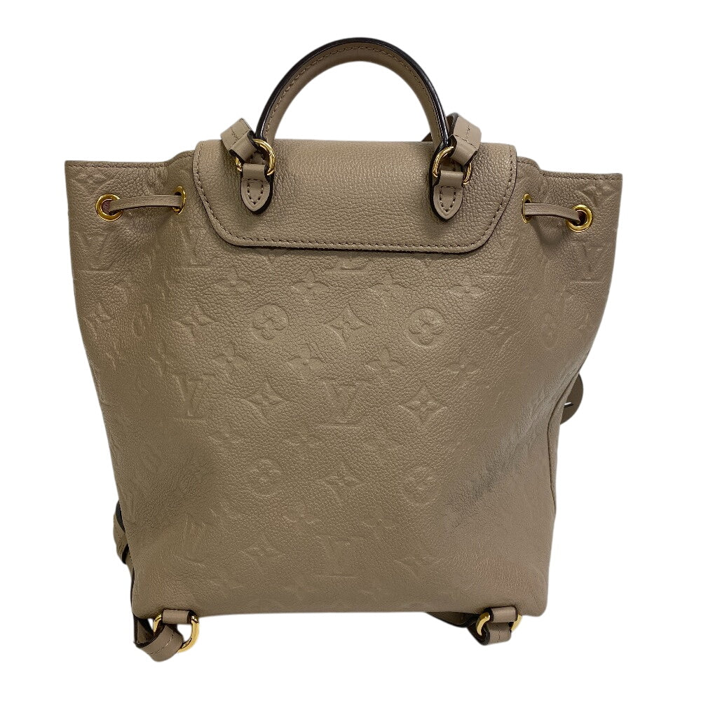 LOUIS VUITTON Backpack Monogram, Leather beige Monogram Amplat MontsourisPM