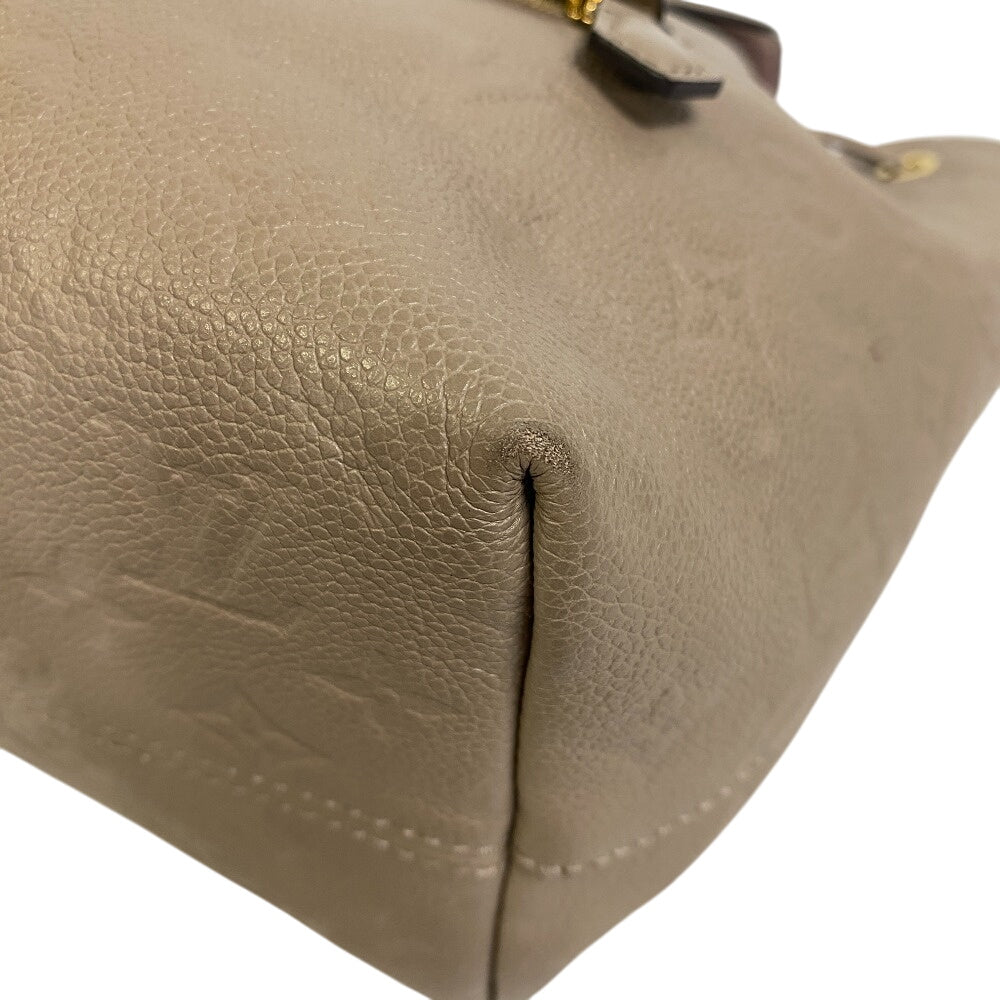 LOUIS VUITTON Backpack Monogram, Leather beige Monogram Amplat MontsourisPM