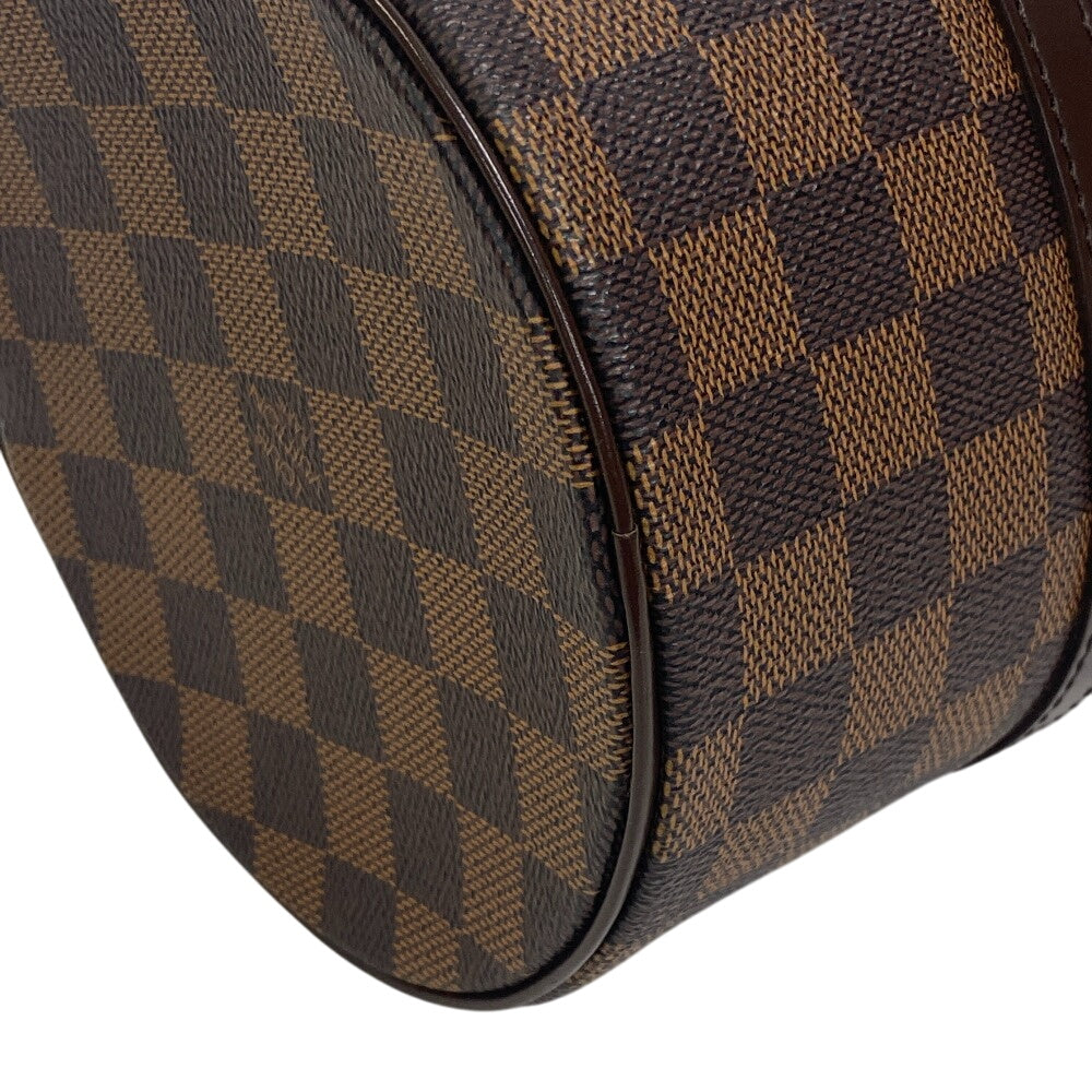 LOUIS VUITTON Handbag Damier canvas, leather Brown Damier Pattern Papillon 30