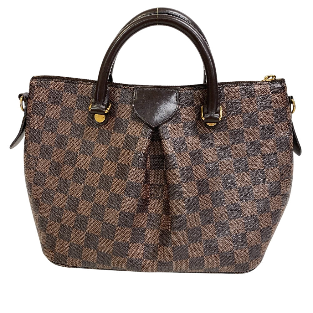 LOUIS VUITTON Handbag PVC Brown Damier Sienna PM