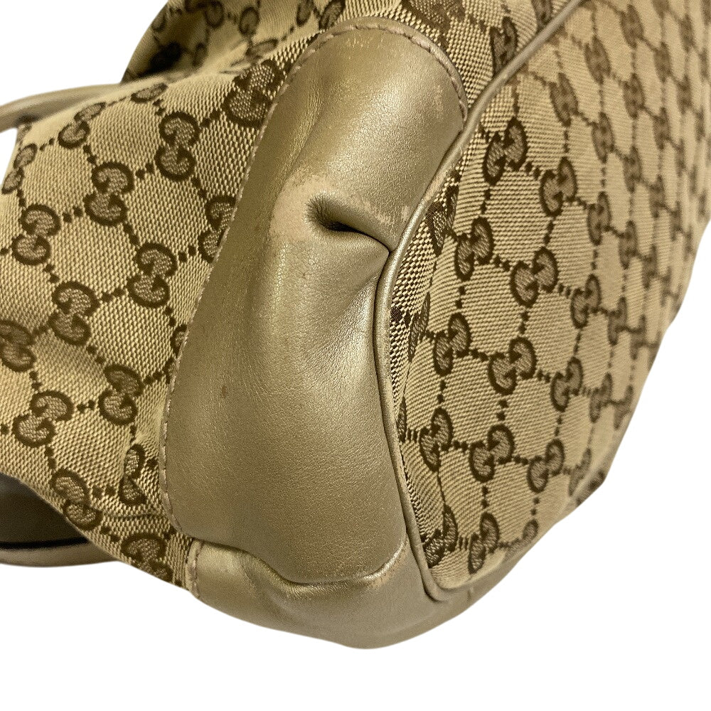 GUCCI Handbag 247902 canvas beige GG canvas Sukey